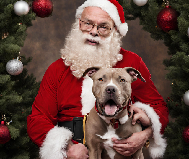 Dog Photos with Santa